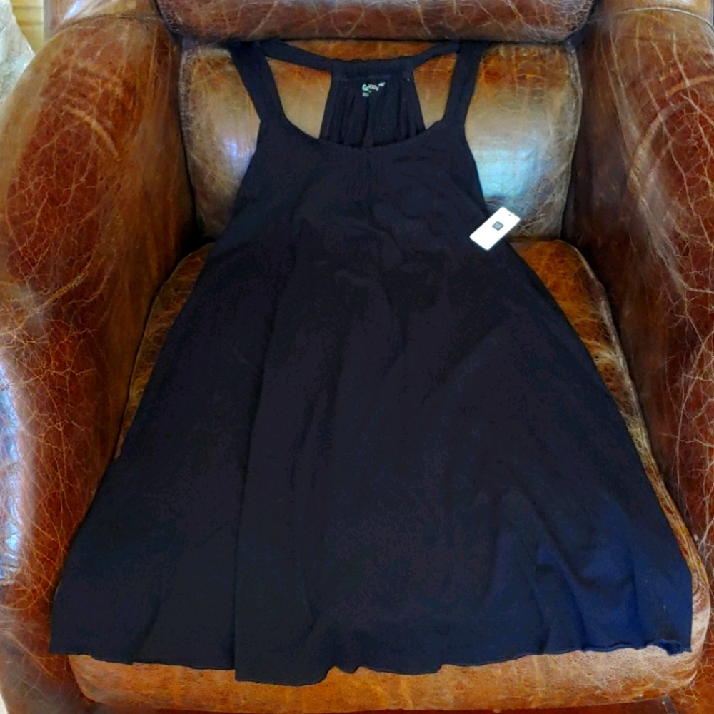 New Black Racerback Dress/Cover-up/Nightgown